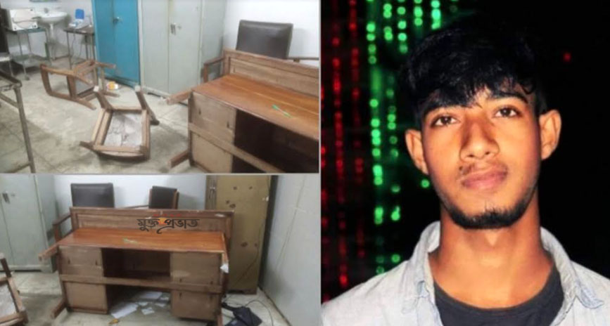 মধ্যরাতে ইবি চিকিৎসা কেন্দ্রে ভাংচুর