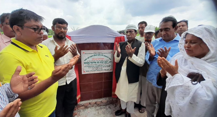 বড়াইগ্রামে ডাম্পিং স্টেশন ডেভেলপমেন্ট কাজের উদ্বোধন