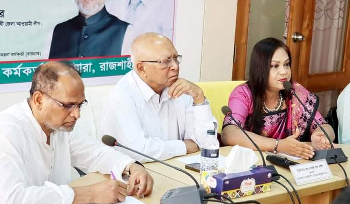 বাগমারায় উর্দ্ধতন স্বাস্থ্য কর্মকর্তাসহ সংশ্লিষ্ট সকলের সাথে মতবিনিময় সভা
