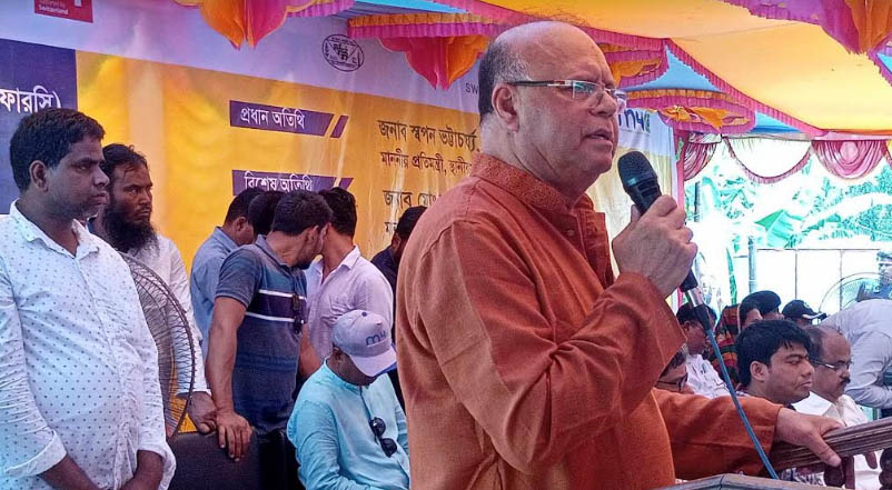 প্রযুক্তি ও সমবায়কে বাদ দিয়ে টেকসই কৃষি উৎপাদন সম্ভব নয়: প্রতিমন্ত্রী স্বপন ভট্টাচার্য এমপি