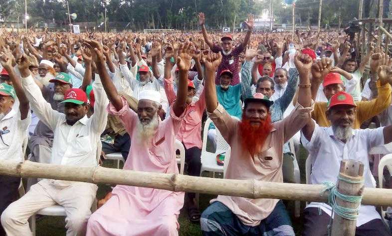 বিএনপি ও জামায়াতের সন্ত্রাস নৈরাজ্য প্রতিবাদে সরিষাবাড়ীতে  বিক্ষোভ মিছিল ও প্রতিবাদ সভা