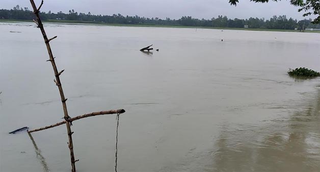 জামালপুরে যমুনার পানি  বিপদ সীমার ৩৭ সেন্টিমিটার নীচে