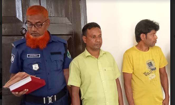বদলগাছীতে ২২ কেজি গাঁজা সহ দুই জন আটক