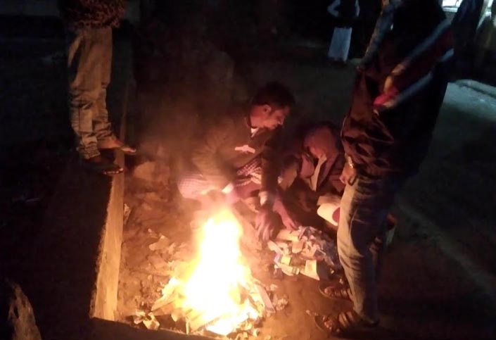চিলমারীতে কনকনে শীতে জনজীবন বিপর্যস্ত