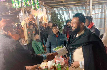 ভাইস চেয়ারম্যান প্রার্থী তরুণ নেতা প্রিন্সের গণসংযোগ