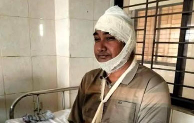 ঠাকুরগাঁওয়ে সাংবাদিক উপর হামলা