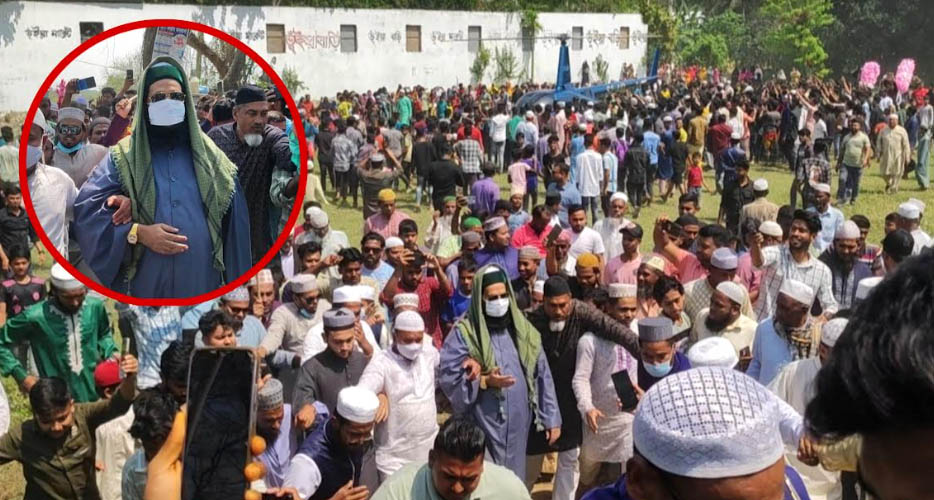 এনায়েতুল্লাহ আব্বাসীকে দেখতে মানুষের ভিড়