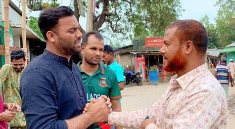 ভাইস চেয়ারম্যান পদে নূরে আজাদ ইমরানের ভোট প্রার্থনা
