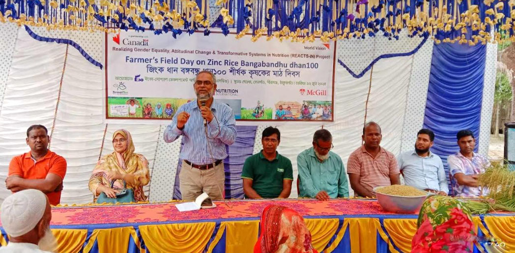 ঠাকুরগাঁওয়ে 'বঙ্গবন্ধু ধান-১০০' শীর্ষক কৃষক মাঠ দিবস