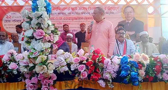 নাসিরনগর নদী ভাঙ্গন পরিদর্শনে - একরামুজ্জামান এমপি