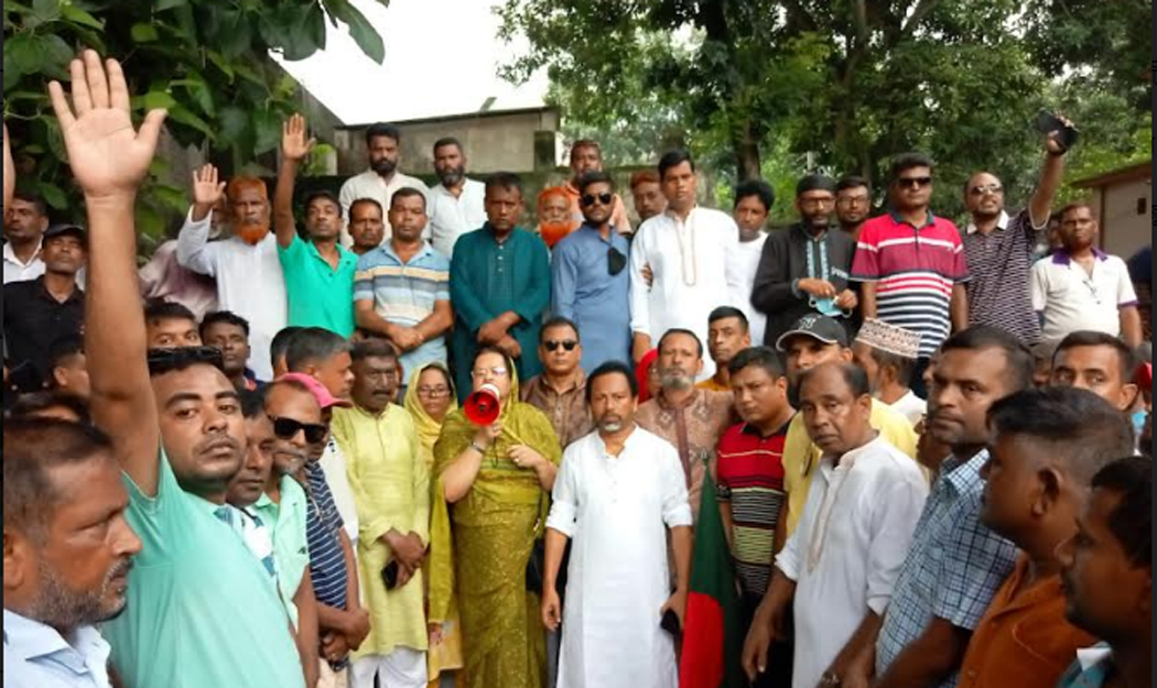 স্বরাষ্ট্র উপদেষ্টার পদত্যাগের দাবিতে সিরাজগঞ্জে বিএনপির বিক্ষোভ