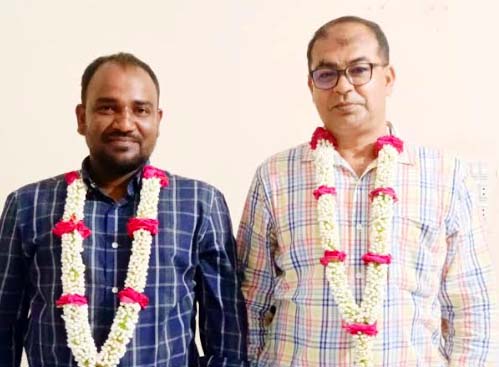 উল্লাপাড়া প্রেসক্লাবের সভাপতি, আনিছুর রহমান লিটন, সম্পাদক, ময়নুল হোসাইন