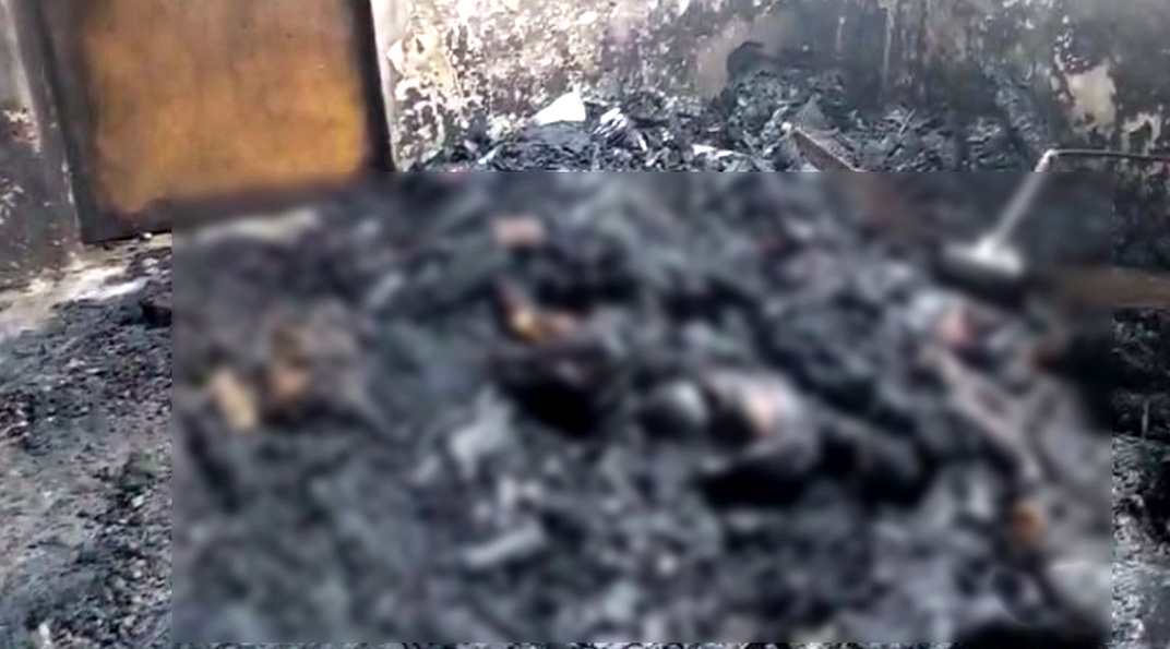 আশ্রয়ণ প্রকল্পের ঘরে আগুন: ‘পুড়ে অঙ্গার ছয়টি তাজা প্রাণ’