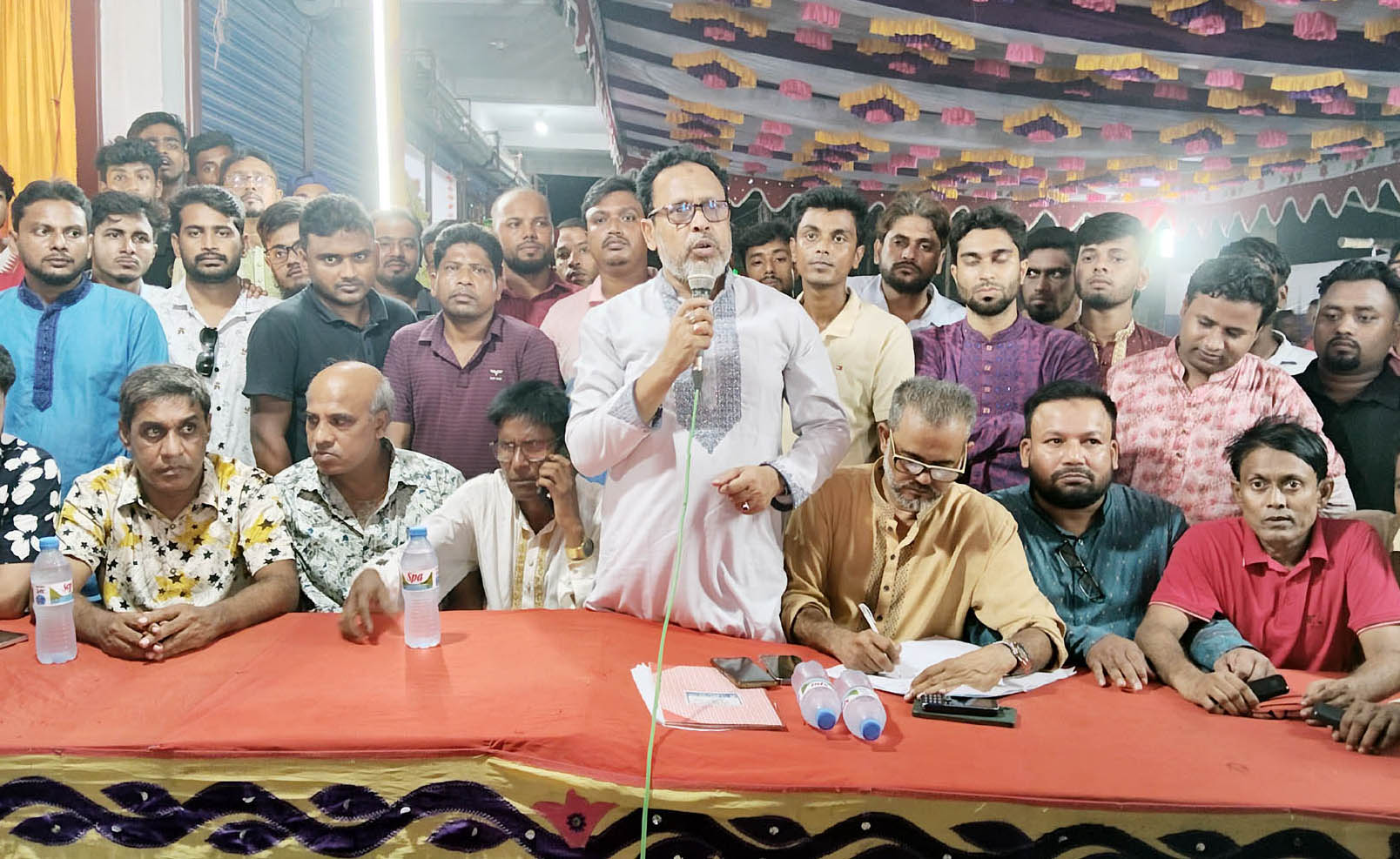 ধুনটে পূজা মন্ডপ পরিদর্শন 