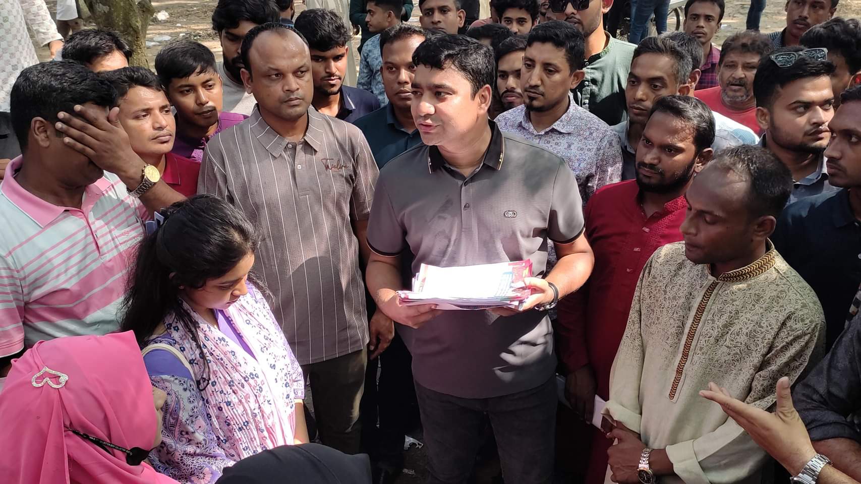 ইবি শিক্ষার্থীদের সাথে ছাত্রদলের মতবিনিময়