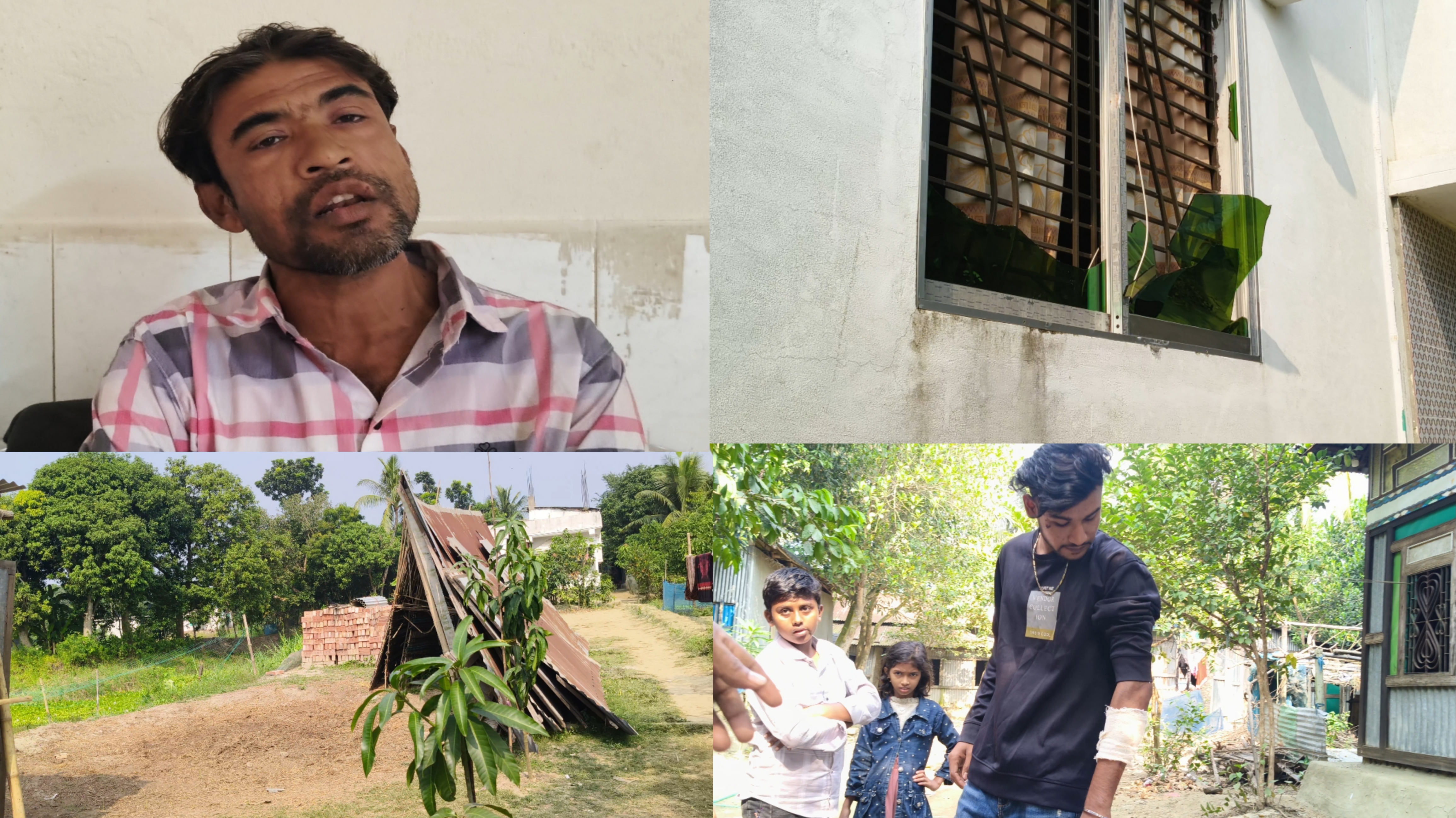 তিতাসে সীমানা নির্ধারন নিয়ে সংঘর্ষ আহত ৩