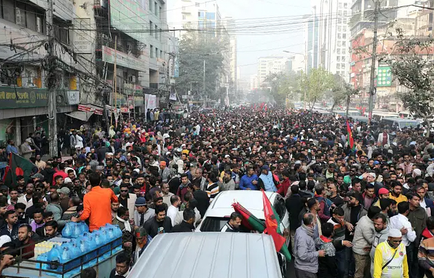 লংমার্চ নিয়ে আগরতলা অভিমুখে বিএনপির তিন সংগঠনের যাত্রা