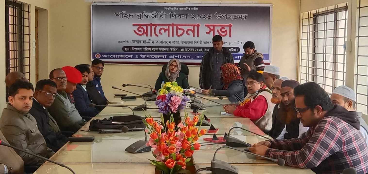 বাগাতিপাড়ায় শহীদ বুদ্ধিজীবী দিবস পালন