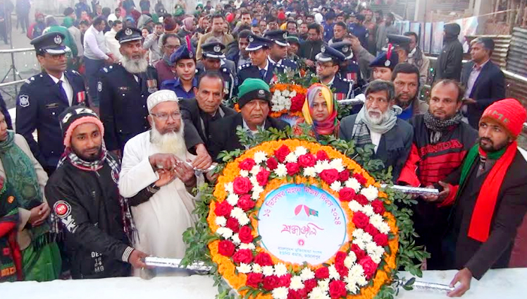 জামালপুরে যথাযোগ্য মর্যাদায় মহান বিজয় দিবস উদযাপিত
