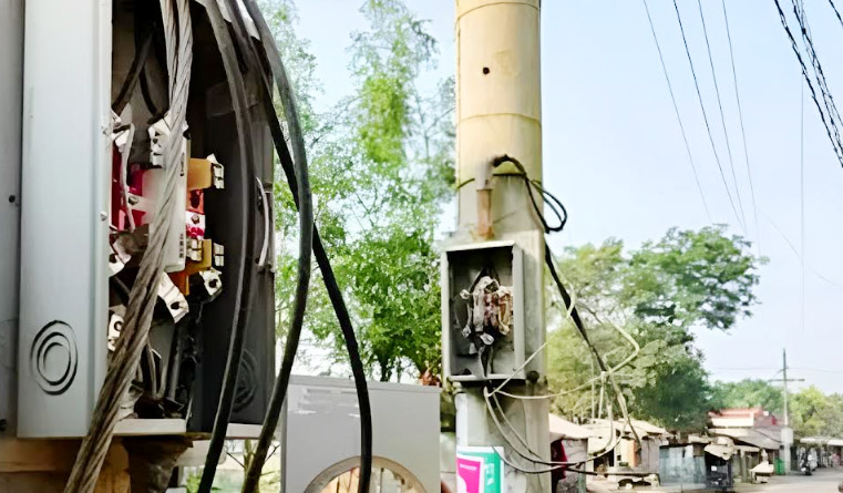 বাগমারা'য় চিরকুট রেখে ২৬টি বৈদ্যুতিক মিটার চুরি