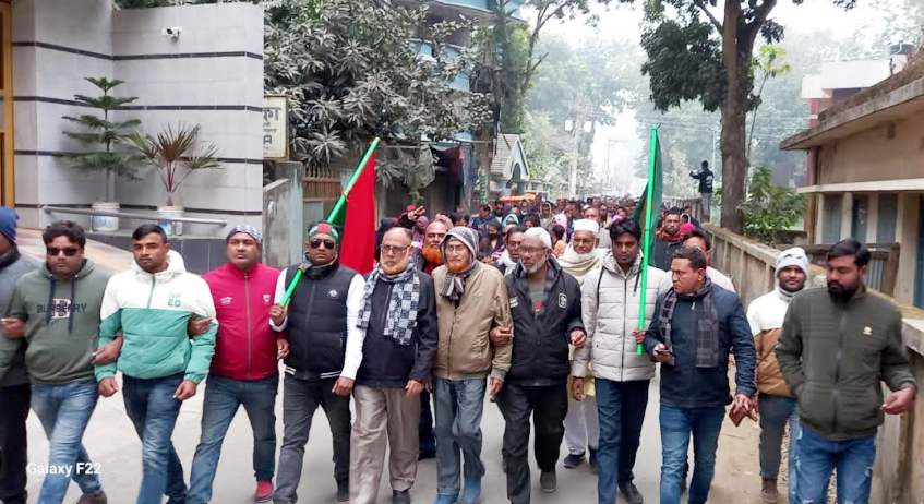 ইসলামপুরে ছাত্রদলের প্রতিষ্ঠা বার্ষিকী উদযাপন উপলক্ষে বর্ণাঢ্য শোভাযাত্রা