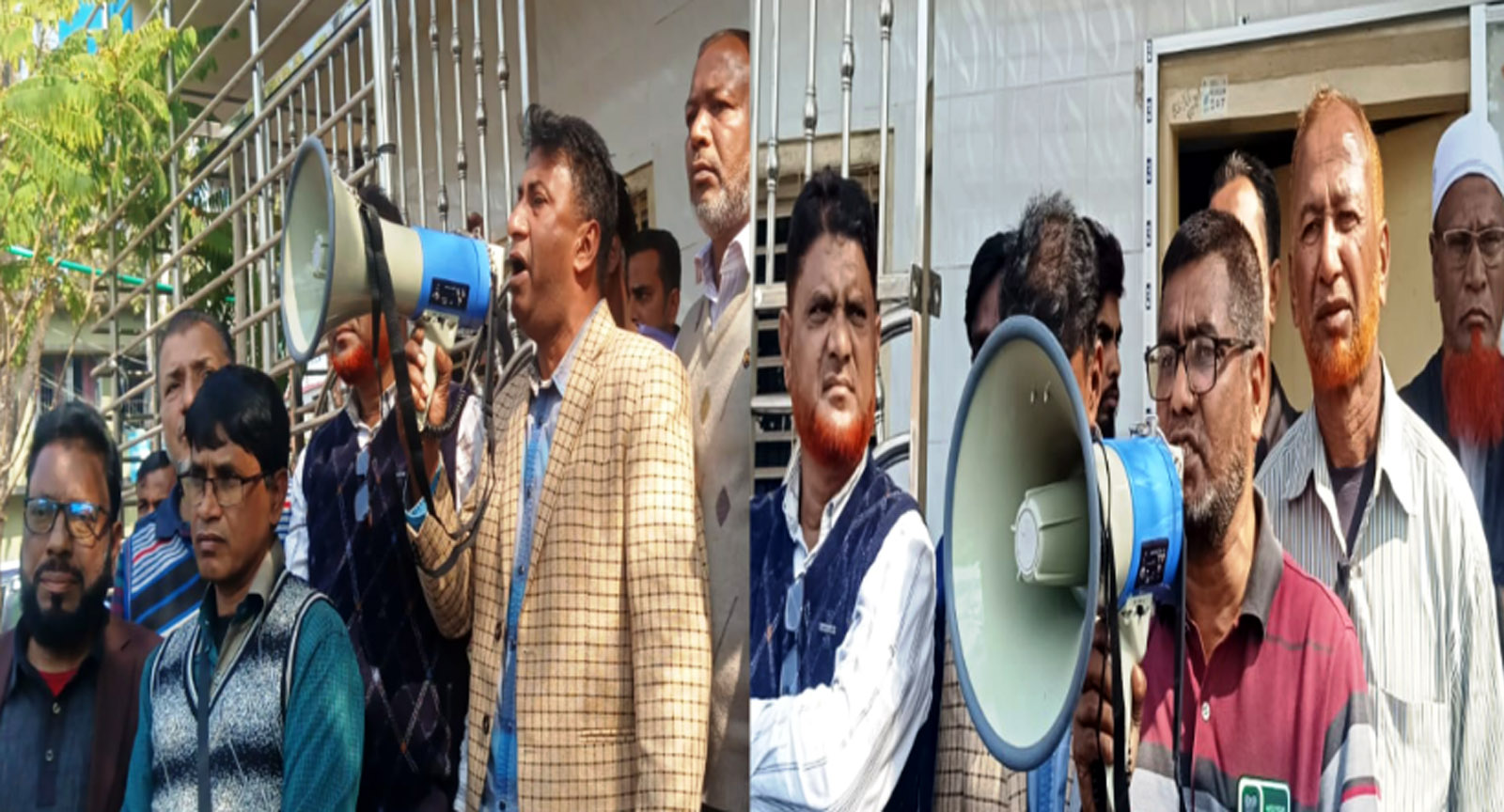 শ্যামনগর বিএনপির কমিটি বাতিলের দাবিতে দফায় দফায় বিক্ষোভ  