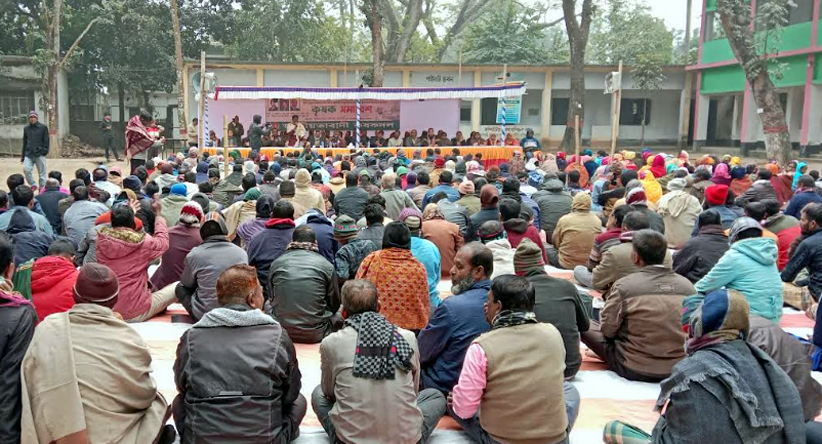 বদলগাছীতে জাতীয়তাবাদী কৃষকদলের নেতৃত্বে কৃষক সমাবেশ অনুষ্ঠিত