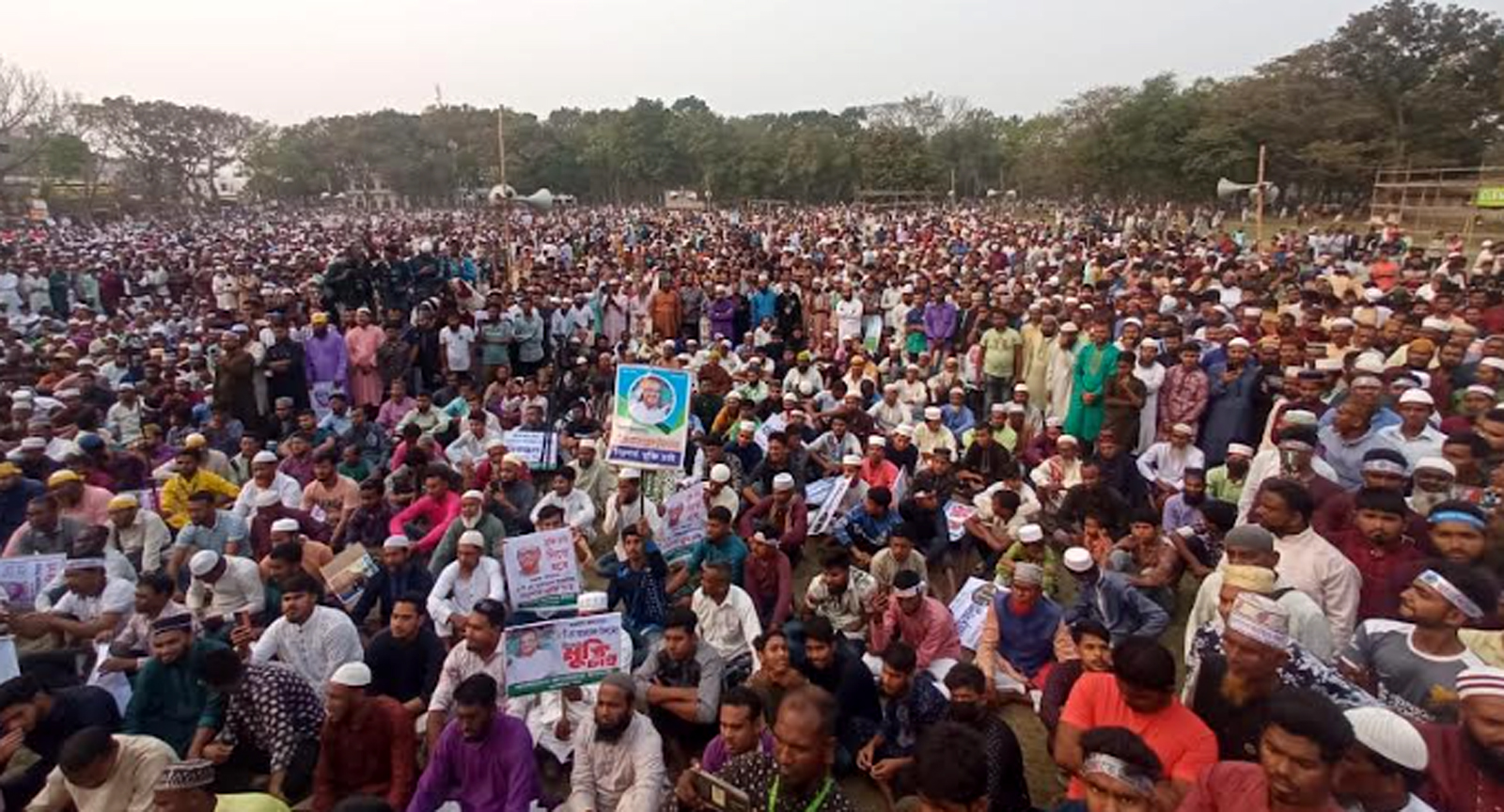 জামায়াত নেতা এটিএম আজহারুল ইসলামের মুক্তির দাবীতে উত্তাল সাতক্ষীরা