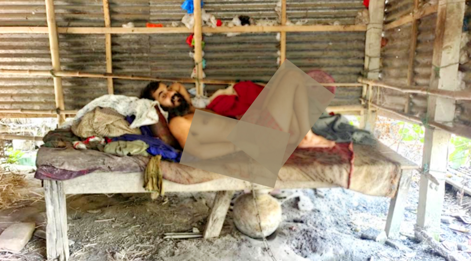 ৭ বছর ধরে শিকল বন্দী মাসুদের জীবন কাটছে ভাঙ্গা ঘরে!
