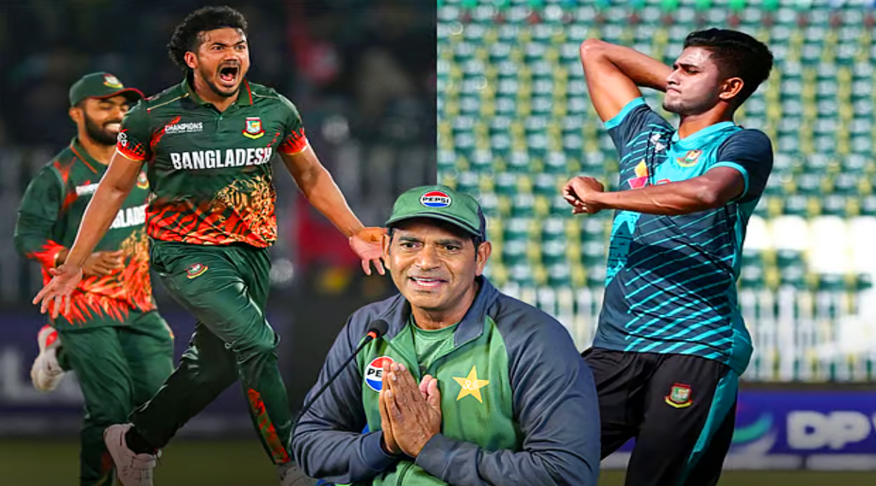 পাকিস্তানি কোচের মুখে তাসকিন-নাহিদের প্রশংসা