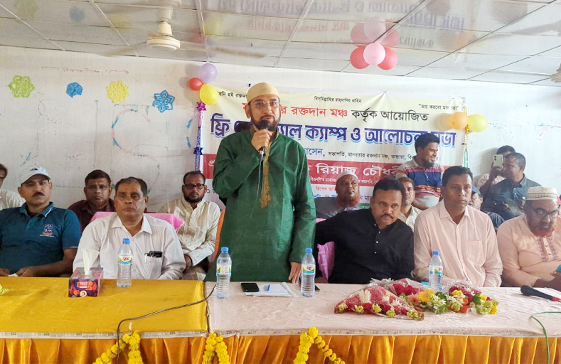 বিরলে মানবতার রক্তদান মঞ্চের আয়োজনে ফ্রি মেডিক্যাল ক্যাম্প