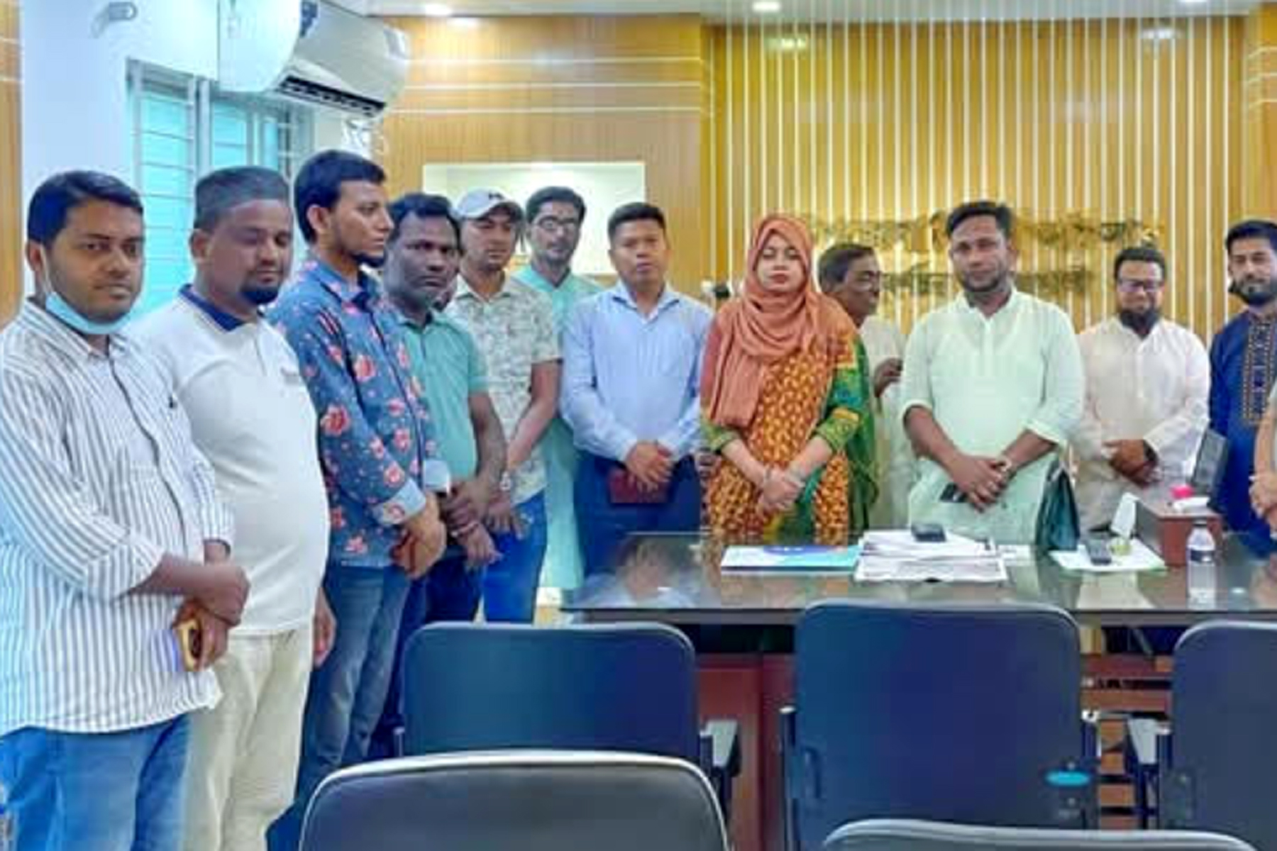 সুবর্ণচরে নবাগত ইউএনও'র সাথে সাংবাদিকদের মতবিনিময়