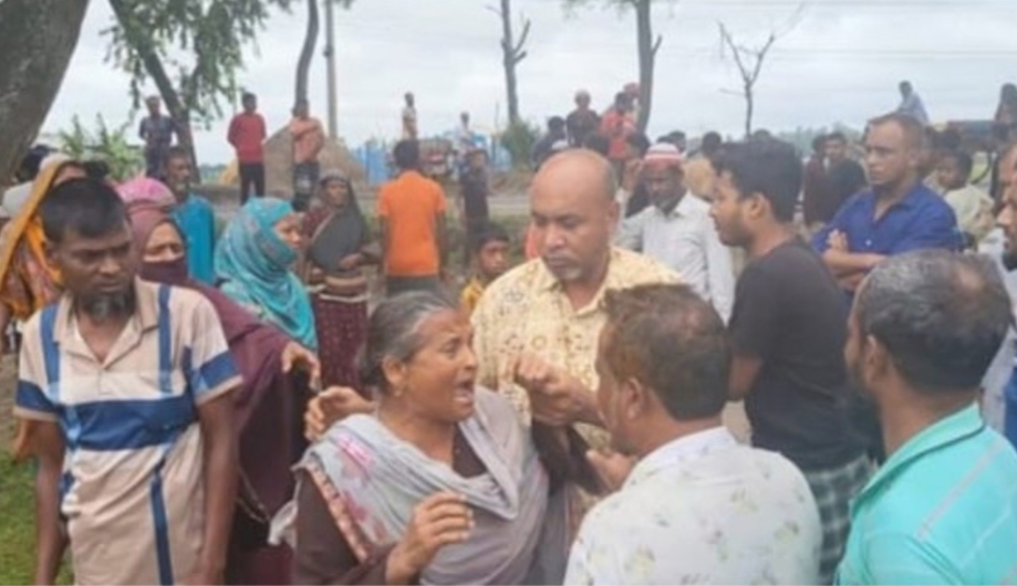 উল্লাপাড়ায় ট্রাক চাপায় বাবা-ছেলের মৃত্যু