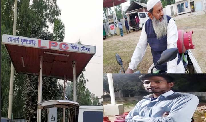সরকারি নিয়ম-নীতির তোয়াক্কা না করেই সিলিন্ডার বোতলে গ্যাস বিক্রি