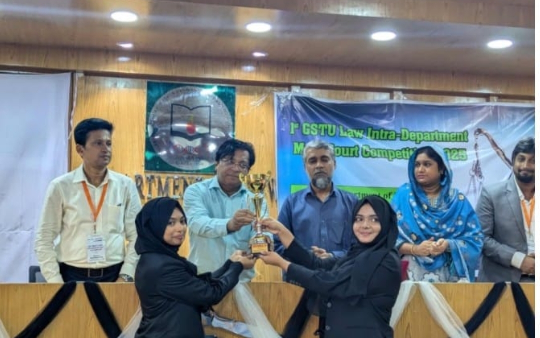 গোবিপ্রবিতে প্রথমবারের মতো আন্তঃবিভাগীয় মুট কোর্ট প্রতিযোগিতা সম্পন্ন
