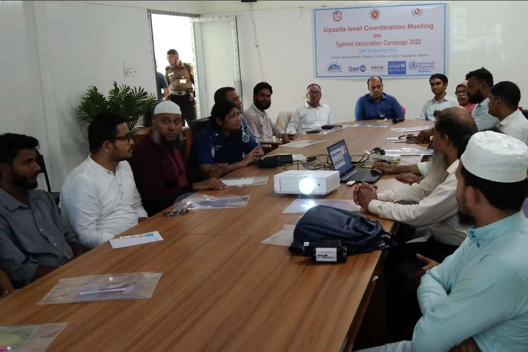 টাইফয়েড টিকাদান নিয়ে অ্যাডভোকেসি সভা