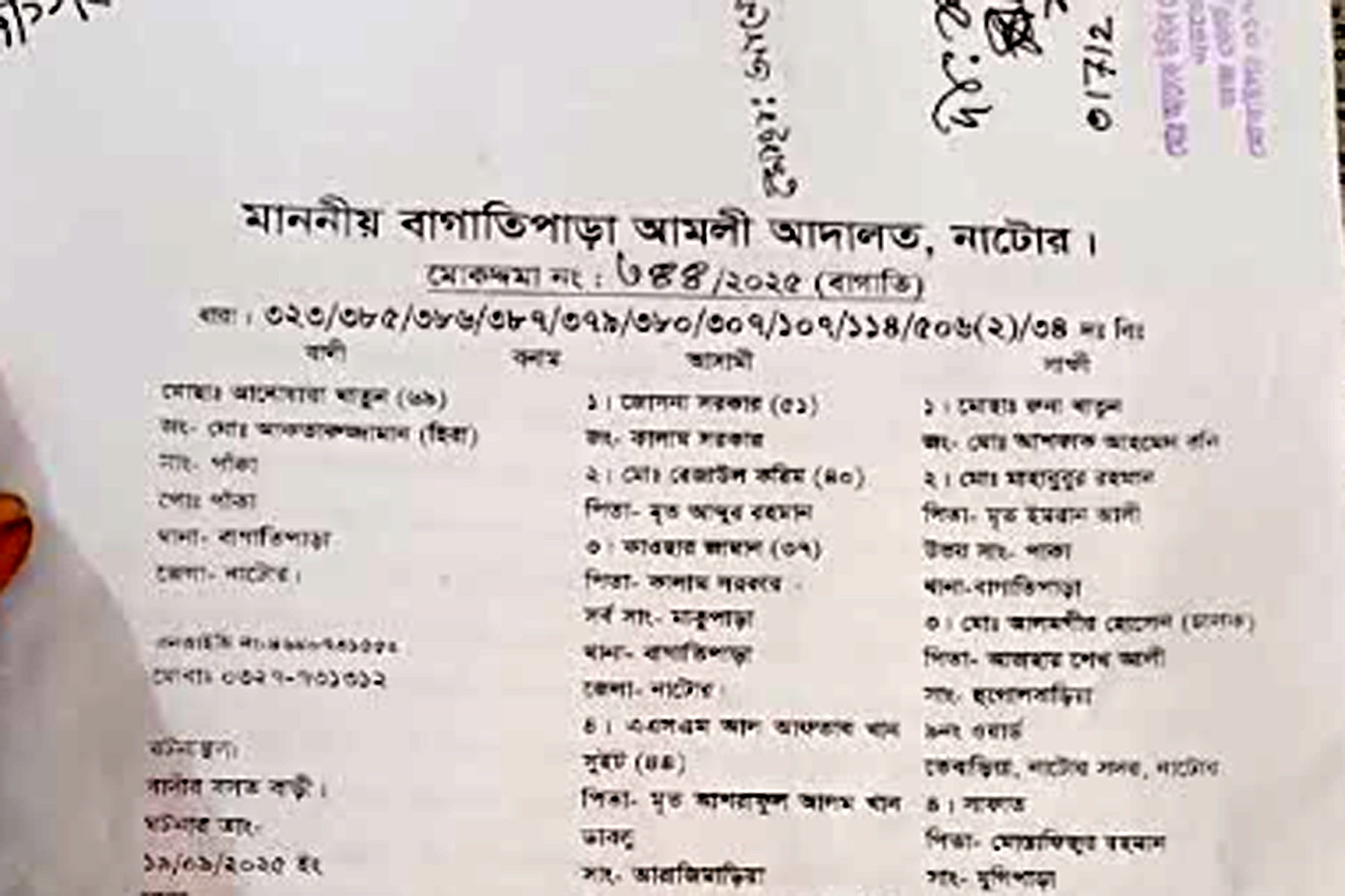 বাগাতিপাড়ায় অবসরপ্রাপ্ত শিক্ষিকার বাড়িতে হামলা, চাঁদা দাবি
