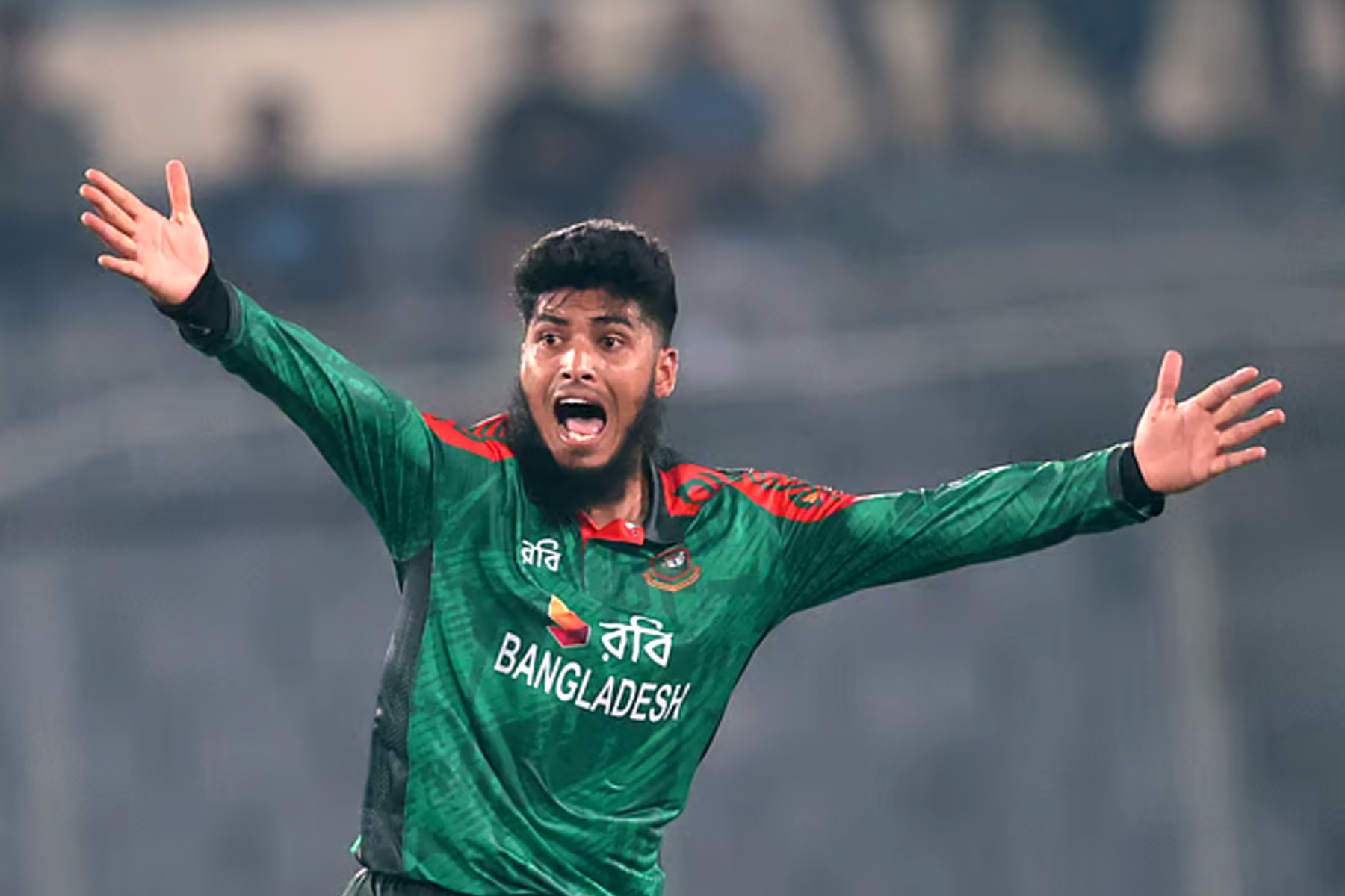 রিসাদের রেকর্ড ৬ উইকেট, বাংলাদেশ জিতল ৭৪ রানে