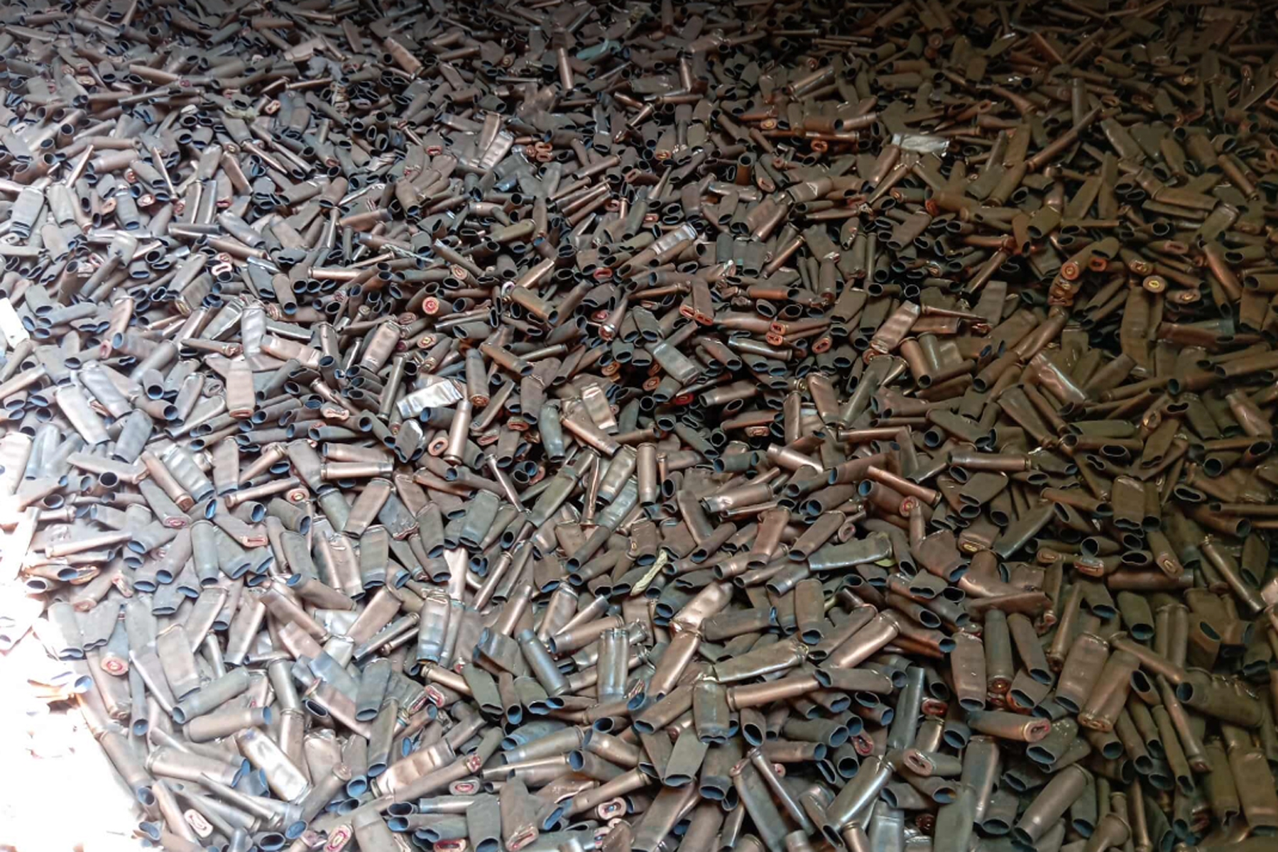 বড়াইগ্রামে বন্দুকের গুলির সাড়ে ১৩ টন খোসার সন্ধান