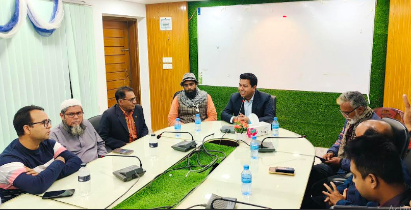 সিংড়ায় সাংবাদিকদের সাথে নবাগত ইউএনও’র মতবিনিময়