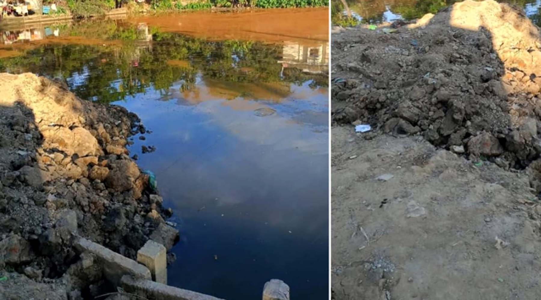 কুলাউড়ায় ওয়াকফকৃত পুকুরে মাটি ভরাটের চেষ্টা; ইউএনও হস্তক্ষেপে বন্ধ