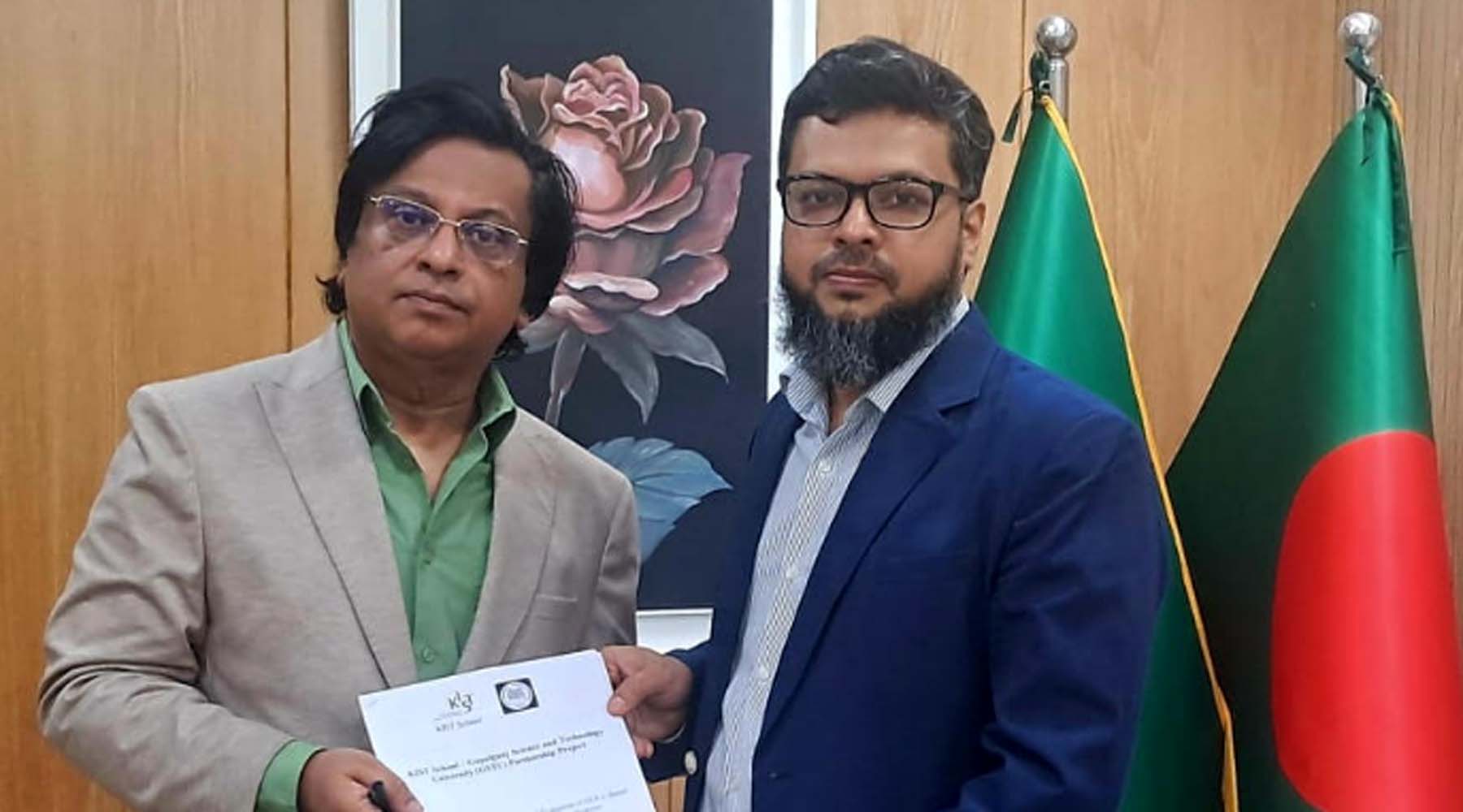 গোবিপ্রবি ও দক্ষিণ কোরিয়ার কেআইএসটি’র মধ্যে গবেষণা চুক্তি স্বাক্ষর