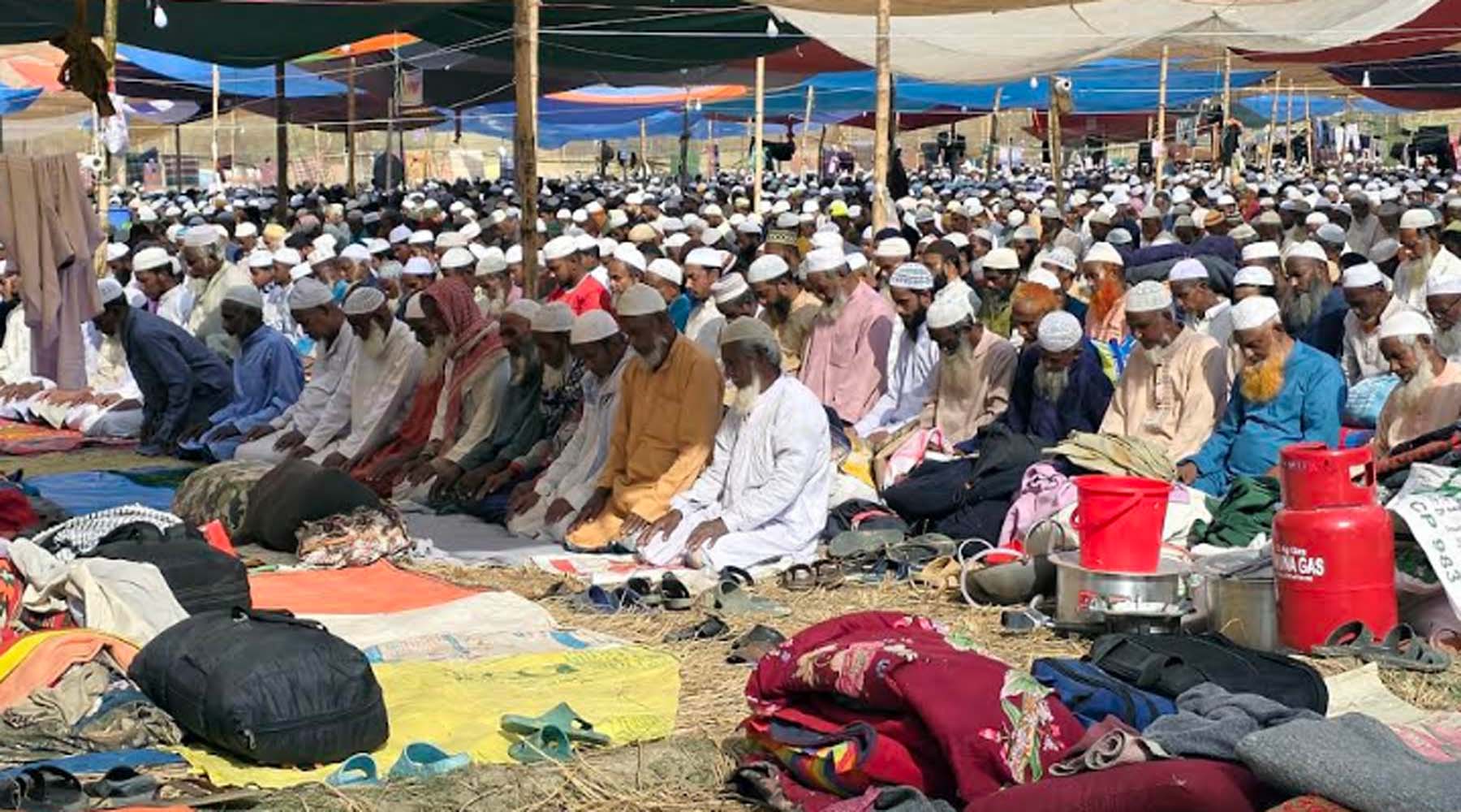 ধুনটে তিন দিন ব্যাপী  ইজতেমা শুরু