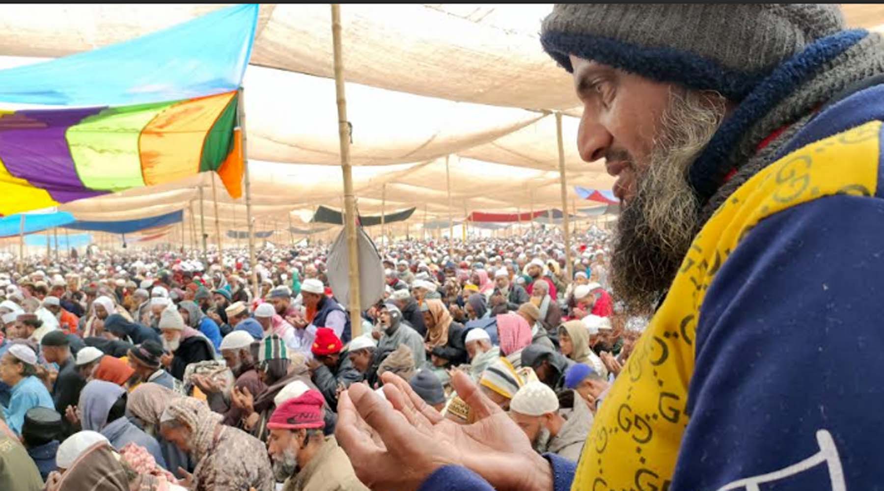 ধুনটে আখেরি মোনাজাতে শেষ হলো ইজতেমা