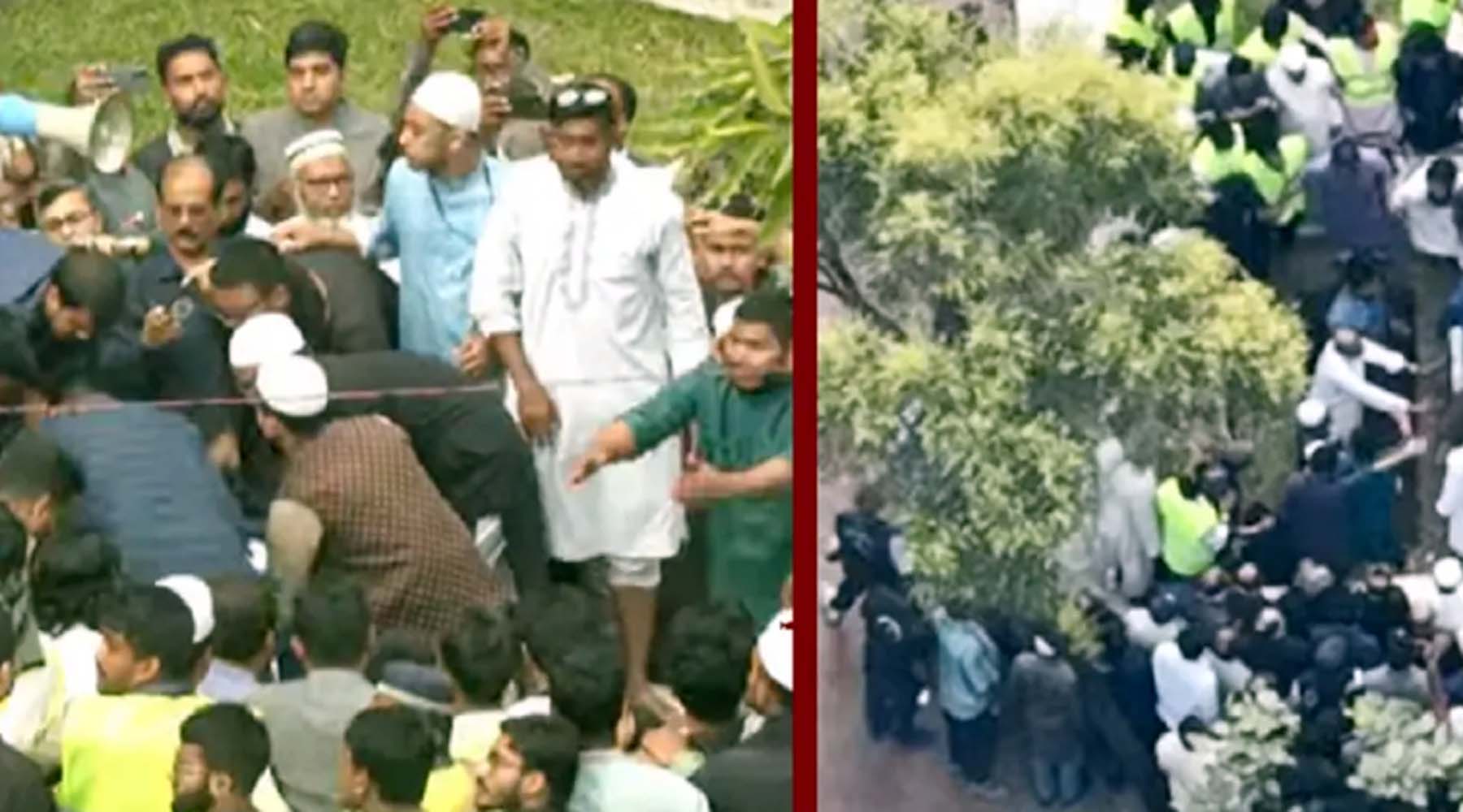  কবরের পাশে শহীদ ওসমান হাদির চিরনিদ্রা