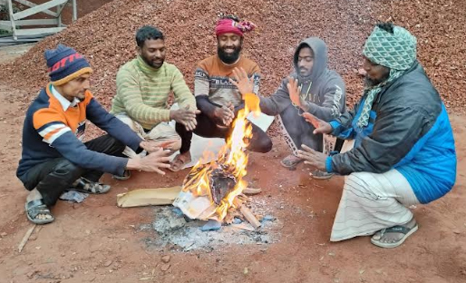শীতে কাঁপছে উল্লাপাড়া, চার দিন ধরে সূর্যের দেখা নেই