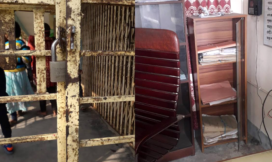 উল্লাপাড়ায় বিদ্যালয় থেকে মালামাল চুরি