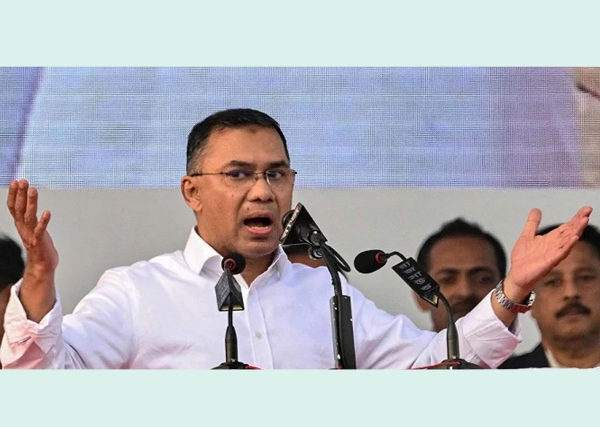 বিটিভিতে ৯ ফেব্রুয়ারি ভাষণ দেবেন তারেক রহমান