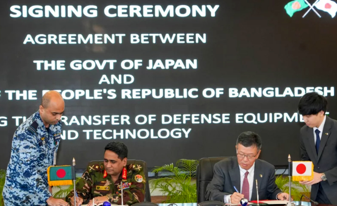 প্রতিরক্ষা ও প্রযুক্তি হস্তান্তরে চুক্তি করলো বাংলাদেশ-জাপান