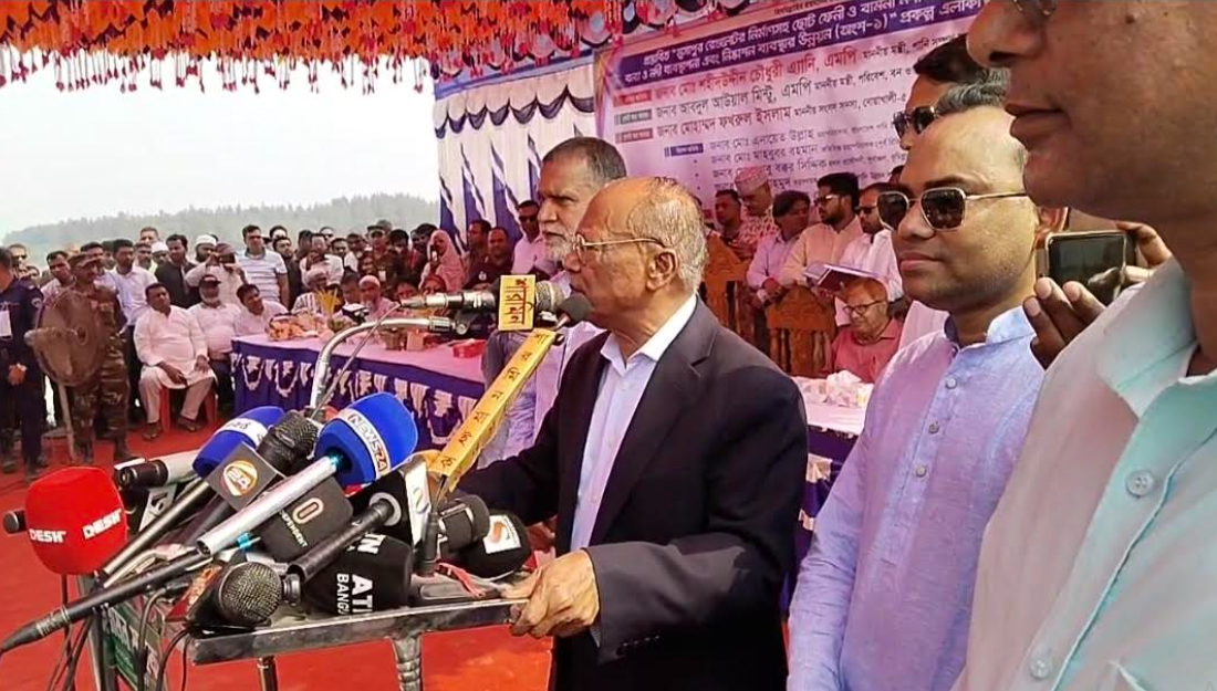 মুছাপুর রেগুলেটর না থাকায় ভাঙন রোধ অসম্ভব: দ্রুত প্রকল্পের আশ্বাস মন্ত্রীর